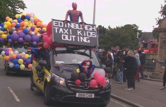 Children treated to ice cream and picnic on annual Edinburgh Taxi Outing