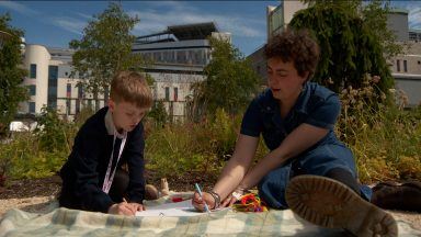 New Royal Hospital for Children garden provides sanctuary for young patients