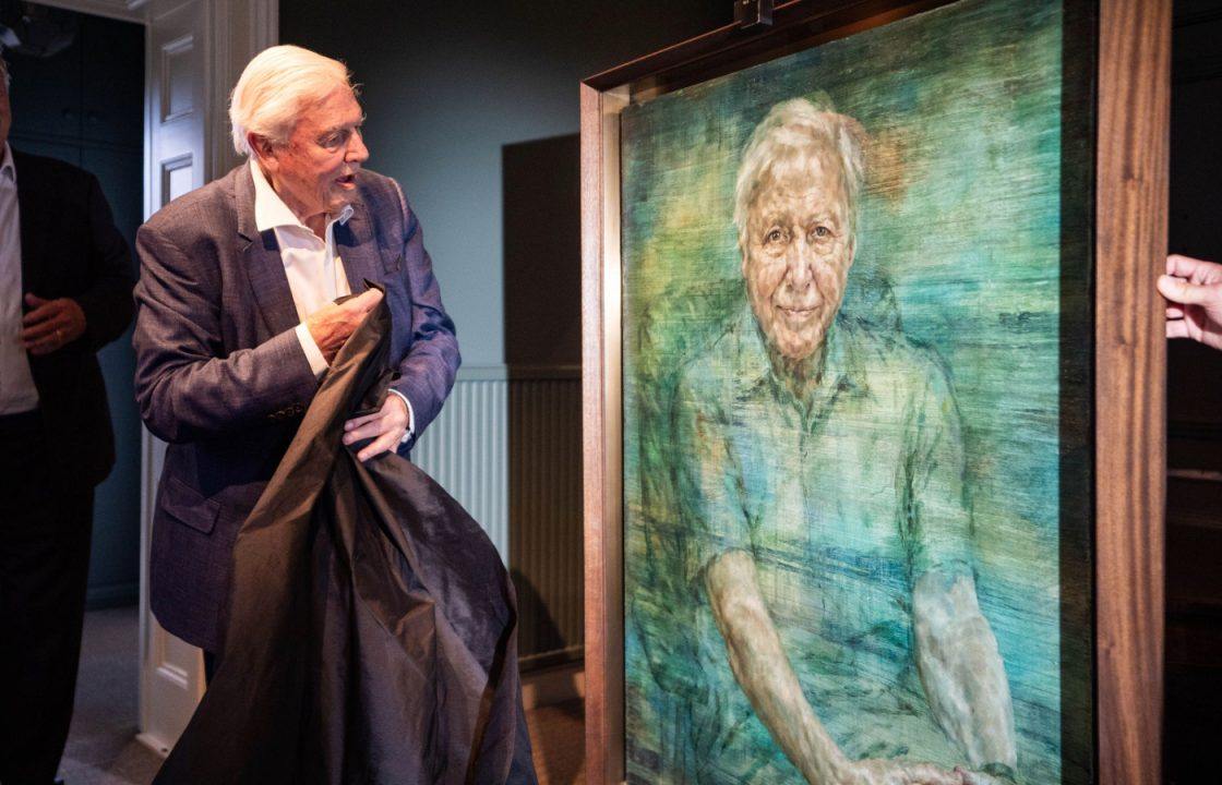 Portrait of Sir David Attenborough by Jonathan Yeo unveiled by Royal Society
