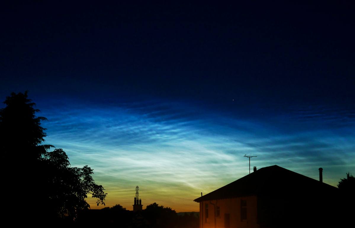 Bright, smooth, wavy and other-worldly looking - we're seeing more noctilucent clouds than before.