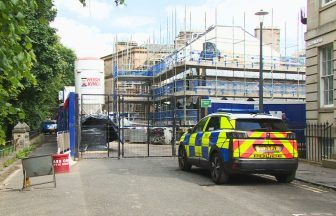 Four men taken to hospital after being injured in incident at Edinburgh building site