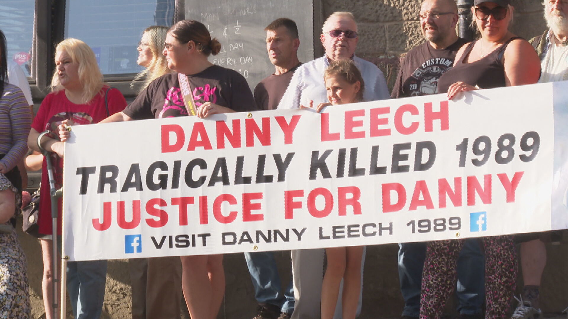The local community has rallied in support of Danny Leech's family