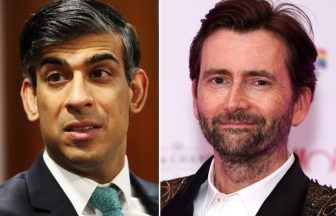 Rishi Sunak tells David Tennant ‘you are the problem’ over criticism of minister