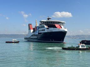 CalMac ferry MV Loch Indaal launched at Turkish shipyard ahead of delivery in Scotland