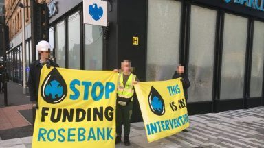 Extinction Rebellion activists convicted of causing £62,000 worth of damage to Glasgow Barclays building