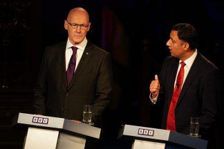 Austerity dominates clashes between leaders in Scotland in live BBC TV showdown