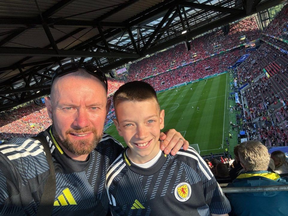 Edinburgh dad who went viral after taking son out of school to watch Scotland at Euros ‘confident of win’