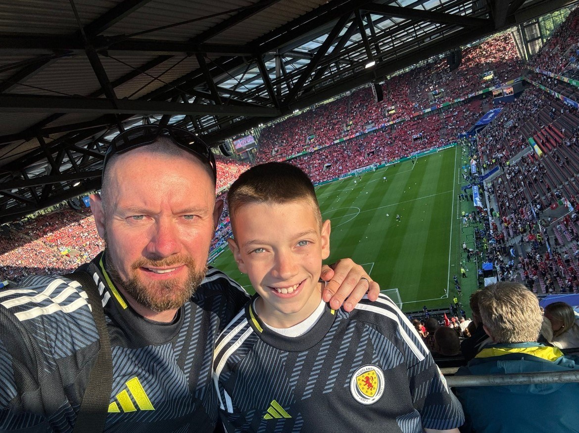 Edinburgh dad who went viral after taking son out of school to watch ...