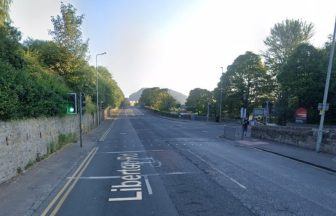 Three people in hospital following serious crash involving motorbike and car in Edinburgh