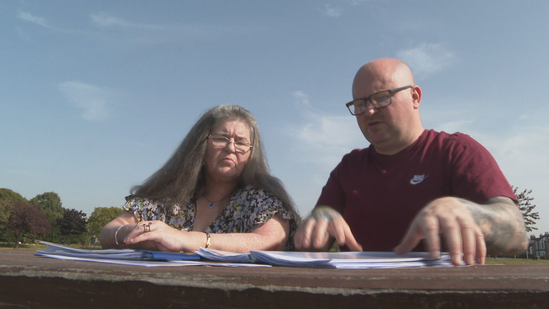 Linda and John are handing over a document detailing concerns over the investigation to Police Scotland on Thursday