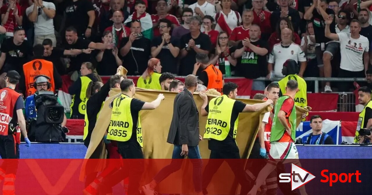 Hungary forward broke ‘several bones’ in face after collision in Scotland game