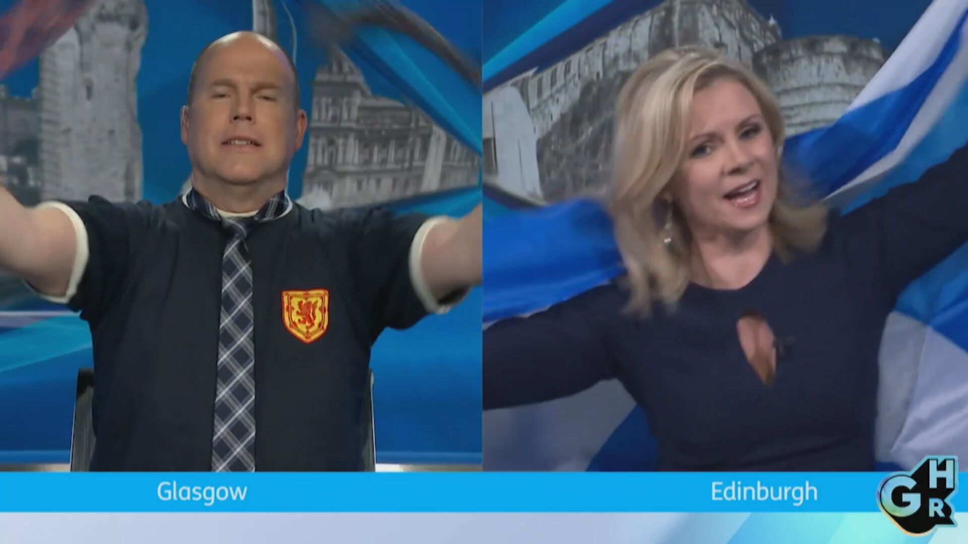 STV's John Mackay and Kelly-Anne Woodland featured in music video
