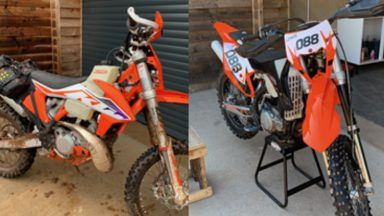 Appeal launched after ‘distinctive’ motorbikes stolen during break-in