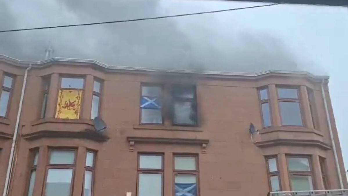 Tenement fire that left four in hospital ‘not suspicious’