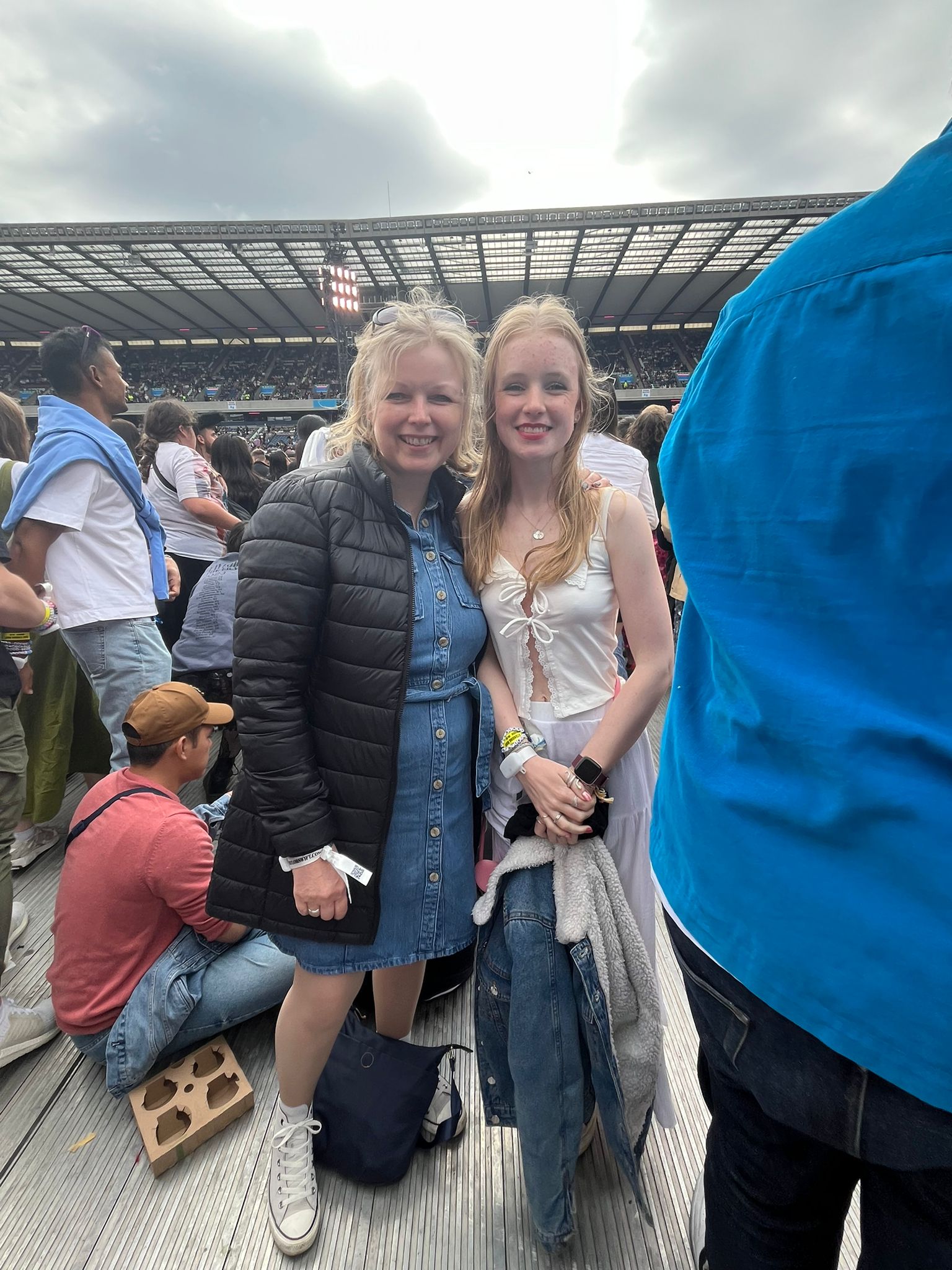 Edinburgh mum Pamela surprised her daughter with tickets after a year of trying to get them.
