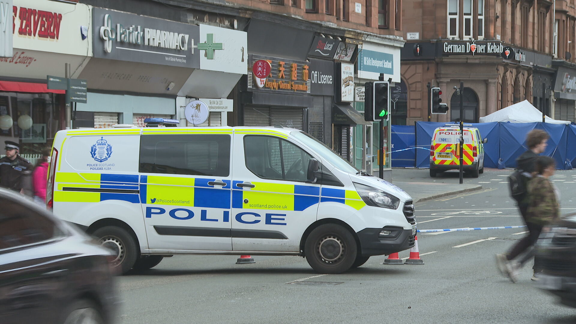 Byres Road police incident