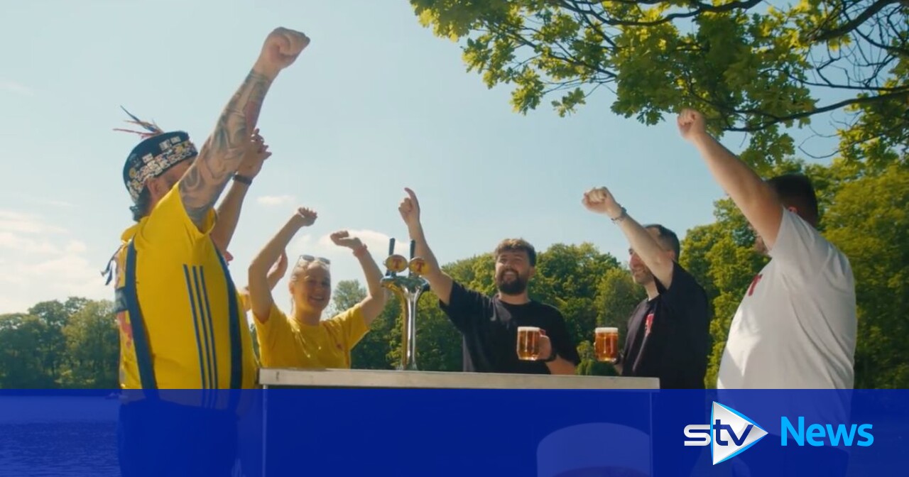 Stag party crowned winners of Tennent’s public transport race to Euro 2024 