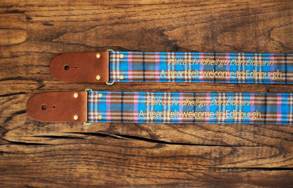 Taylor Swift is set to receive a civic gift on behalf of Edinburgh including a bespoke tartan guitar strap