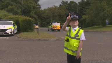 Police-obsessed schoolboy hopes to raise thousands for charity