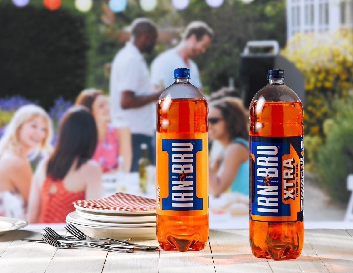 Irn-Bru maker AG Barr said its soft drink sales were up by about 7% this year (Irn-Bru/PA). 