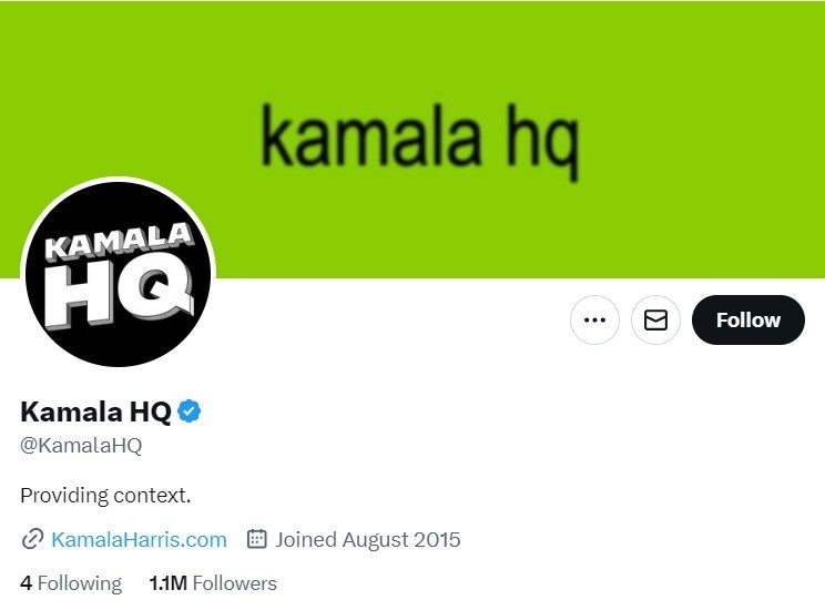 After the Biden HQ official campaign X account transformed into  Kamala HQ, the campaign chose to capitalise on the viral tweet and adopt the Brat branding.