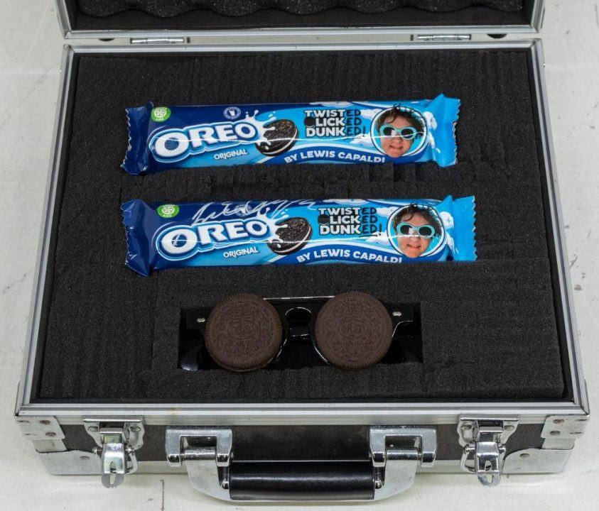 Lewis Capaldi’s ‘twisted, licked and dunked’ Oreos to be sold at auction