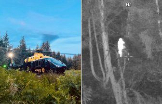 Woman lost in Arran woods rescued by police helicopter using thermal imaging