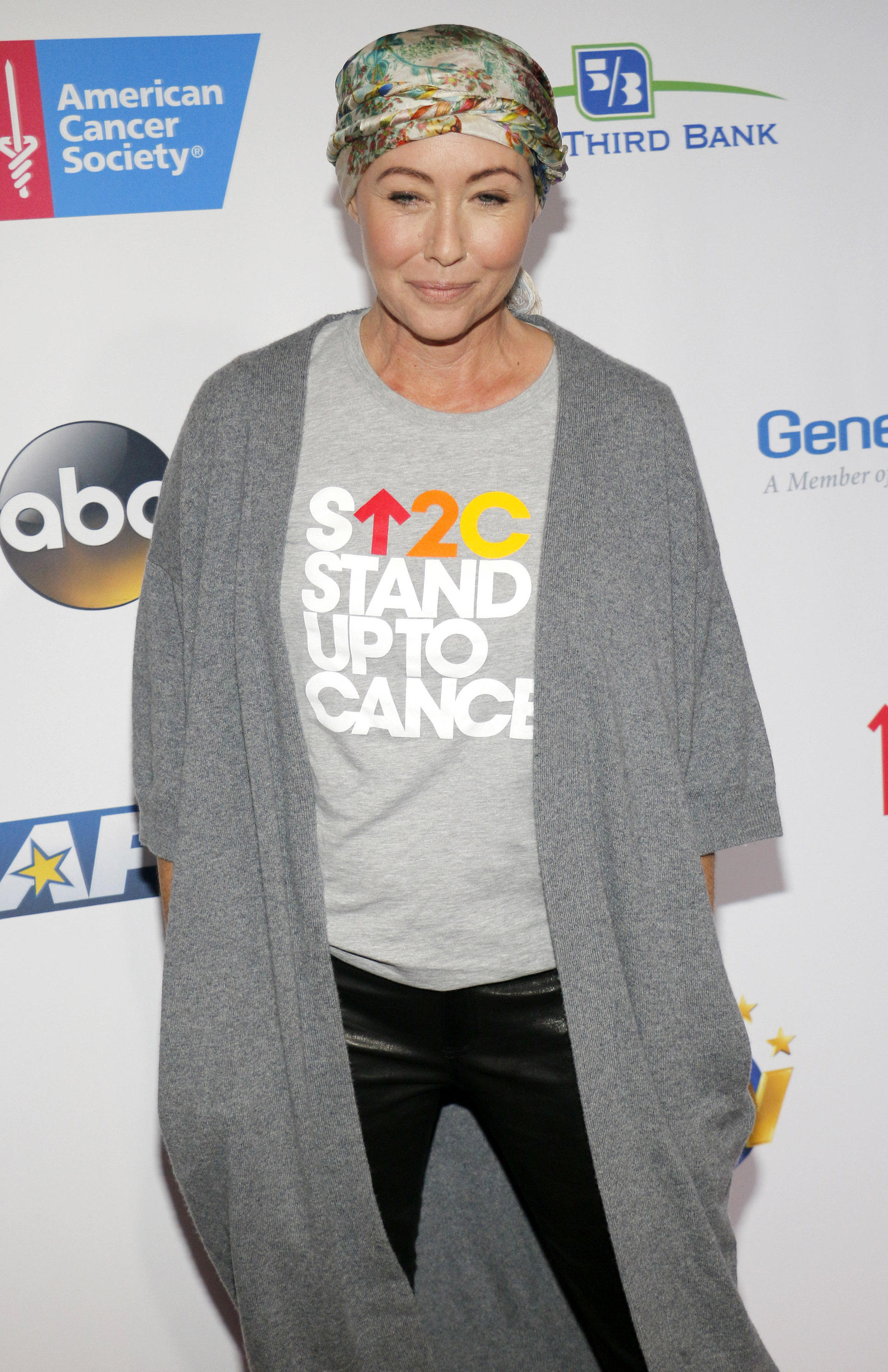 Shannen Doherty at a Stand Up To Cancer event at the Walt Disney Concert Hall in Los Angeles in 2016 (Hyperstar/Alamy/PA)