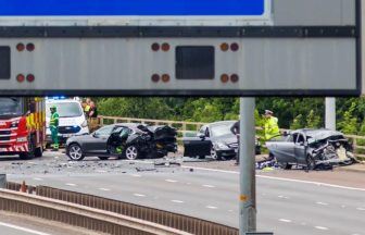 Two men charged in connection with M8 crash that left seven people in hospital