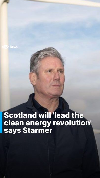 Scotland will ‘lead the clean energy revolution’ says Starmer | STV News