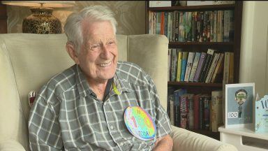 Edinburgh war veteran marks 100th birthday