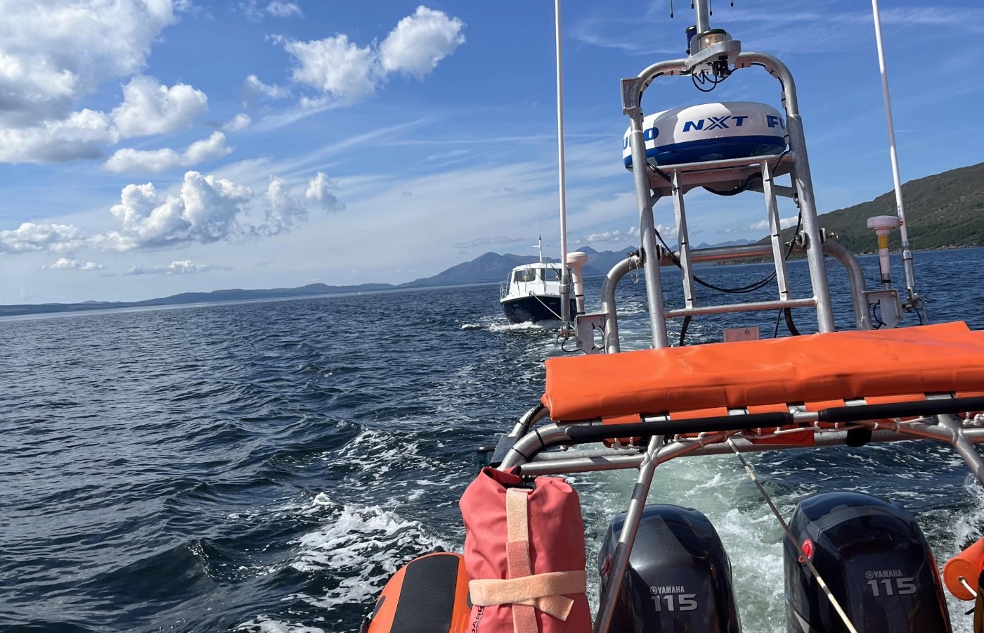 The call came hours after crews from the Kyle unit assisted a broken down vessel which had lost power in the mouth of Loch Carron.