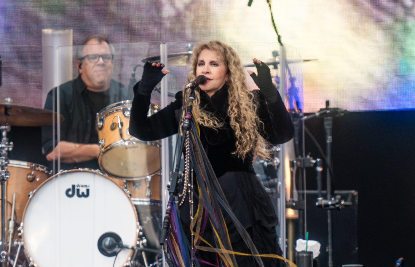 LONDON, ENGLAND - JULY 12: Stevie Nicks performs at BST Hyde Park at Hyde Park on July 12, 2024 in London, England. (Photo by Lorne Thomson/Redferns) 