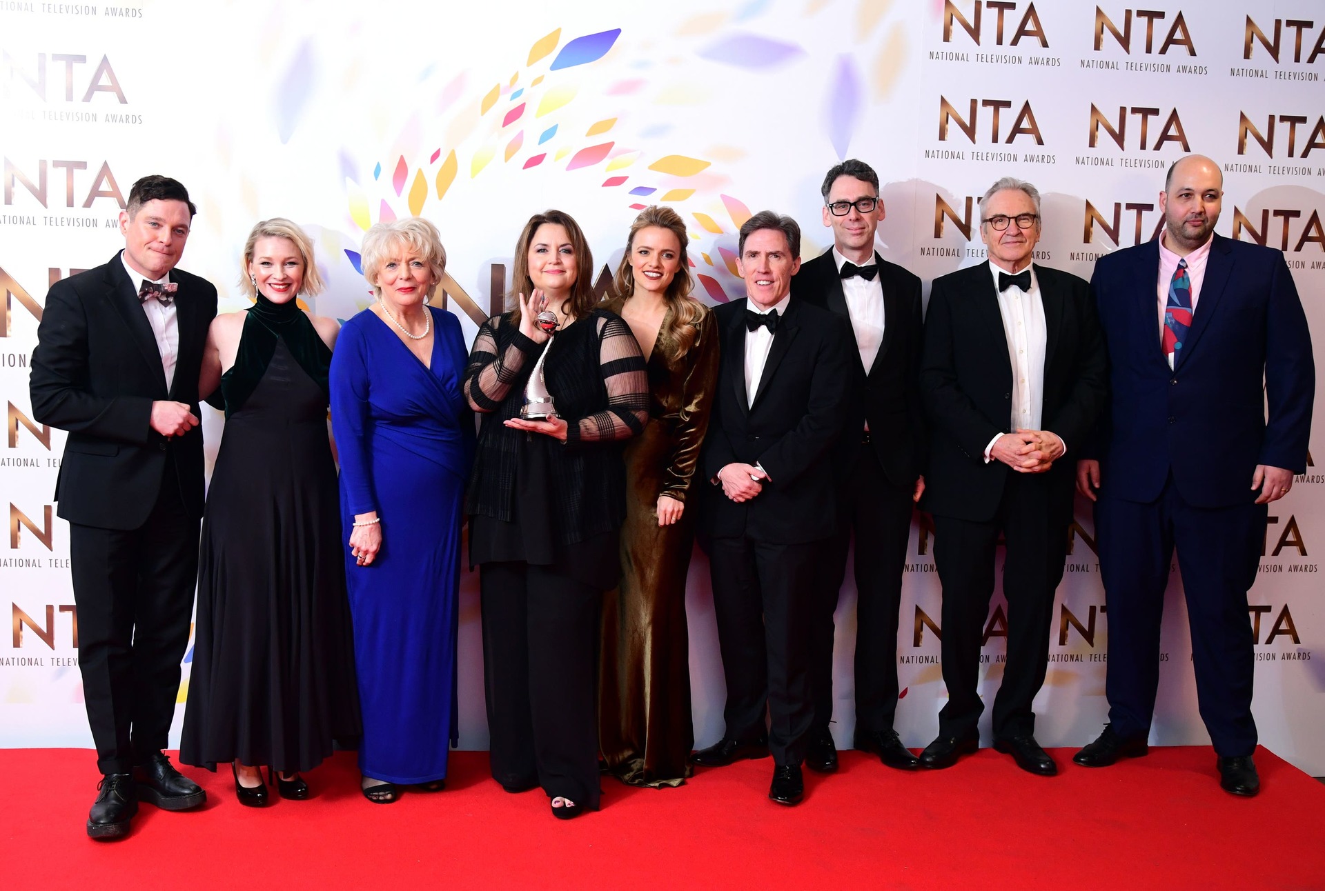 The cast of Gavin And Stacey at the National Television Awards 2020 (Ian West/PA) 