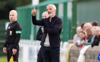 Anxious wait for Jim Goodwin and Dundee United despite thumping Buckie Thistle