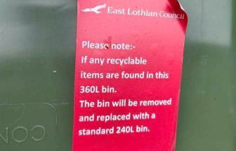 East Lothian Council branded ‘bin police’ over ‘bullying’ sticker put on bin