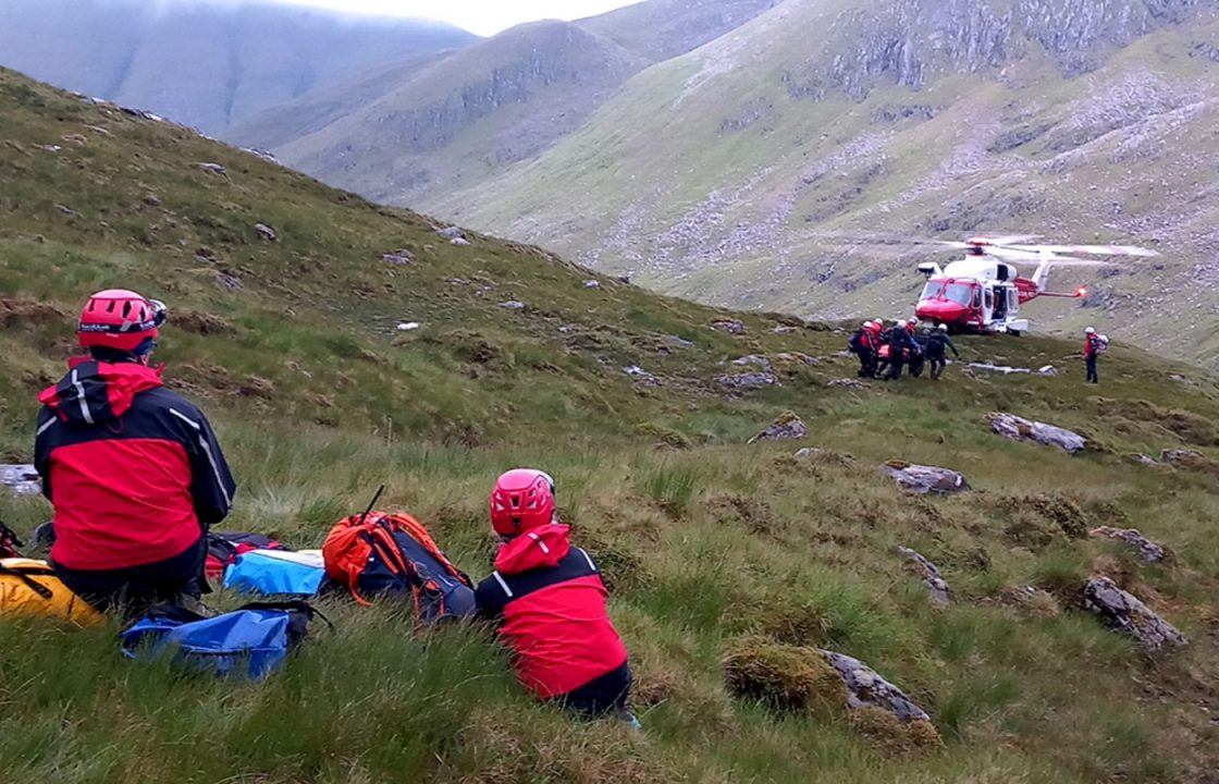 Walker airlifted to hospital with ‘serious head injury’ after fall on Five Sisters of Kintail