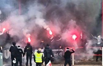 Broxburn v Edinburgh City friendly abandoned after ‘youths’ set off flares as police called