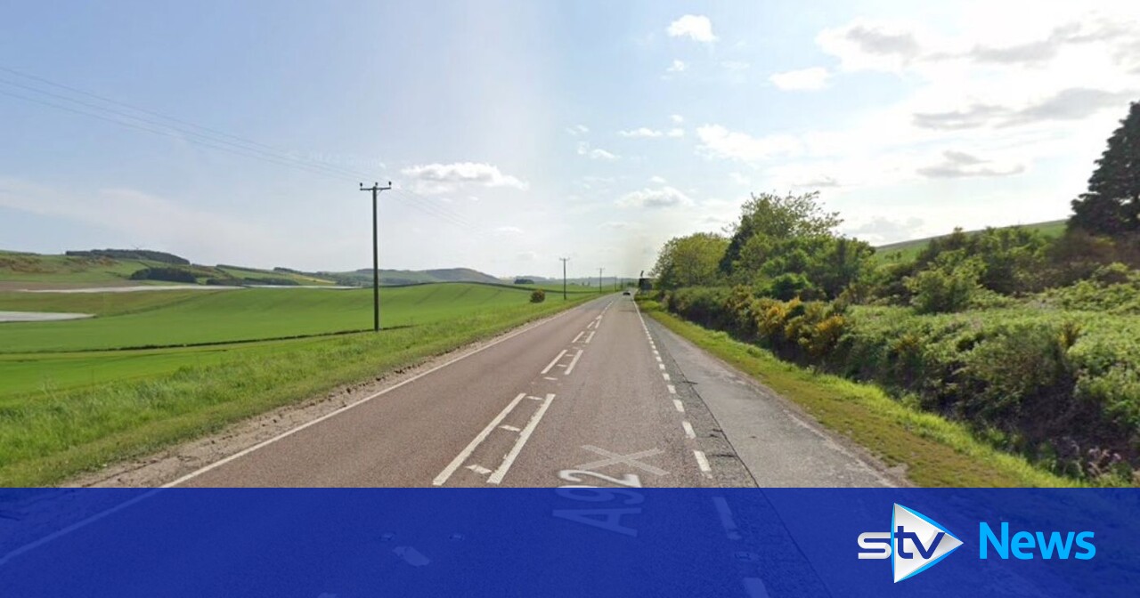 Three taken to hospital after crash involving motorbike and car on A92 ...