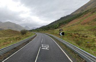 A87 closed in both directions after ‘two-vehicle’ crash near Glen Shiel in Highlands