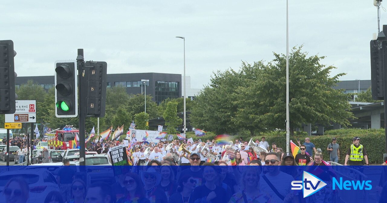 In pictures: Thousands march through Glasgow for Pride 2024 celebration