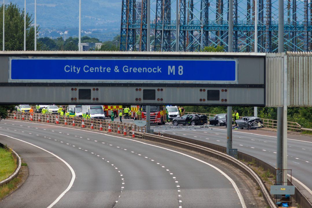 Man accused of dangerous driving before M8 crash that injured seven