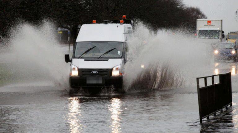 Ten days’ worth of rainfall in torrential downpours amid flood warning