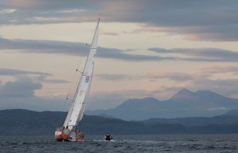 ‘Spectacular’ welcome into Scotland for round the world yacht crews