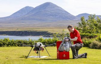 Drone trial to deliver mail between Islay and Jura in the Inner Hebrides