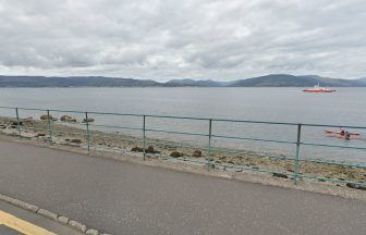 Bomb squad on alert amid ‘suspected ordnance’ at Gourock beach