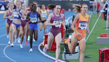 Laura Muir ’emotional’ after breaking British 1500m record in Paris