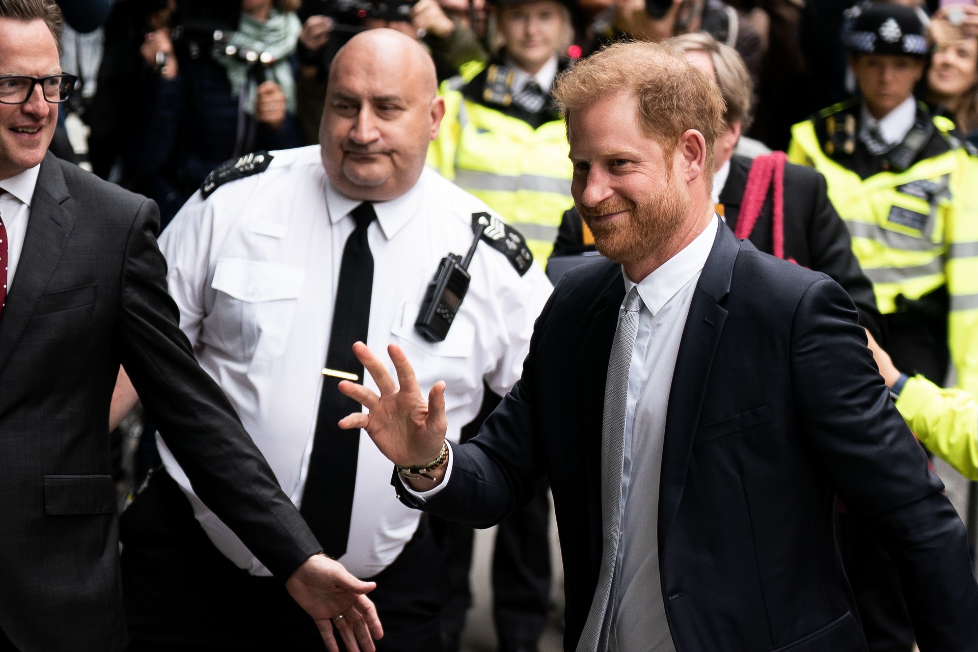 The Duke of Sussex at the trial against Mirror Group Newspapers.