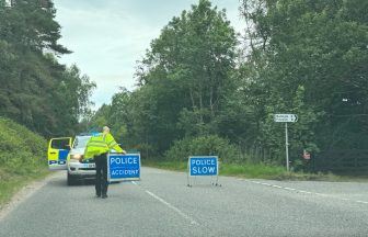 Emergency services race to scene of A93 crash near Banchory as police close road