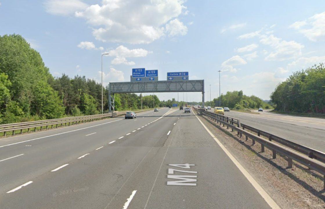 Teenager dies after being struck by HGV on M74 in Lanarkshire in early hours